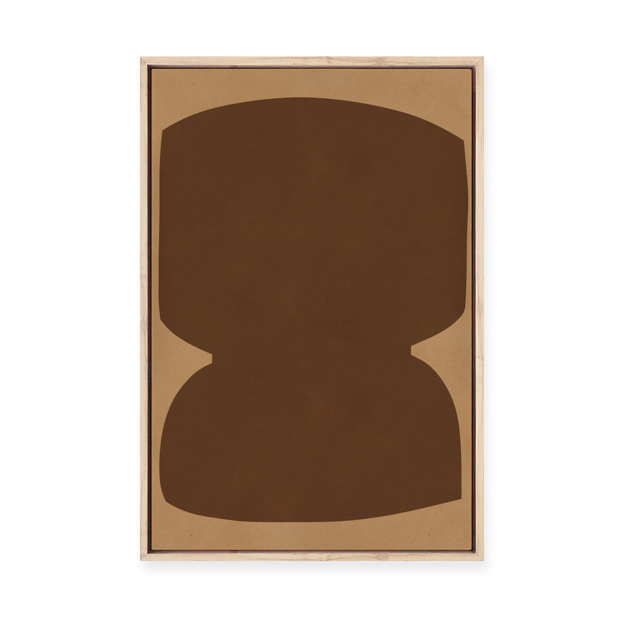 Modern Geometric in Hazel II | Framed Canvas