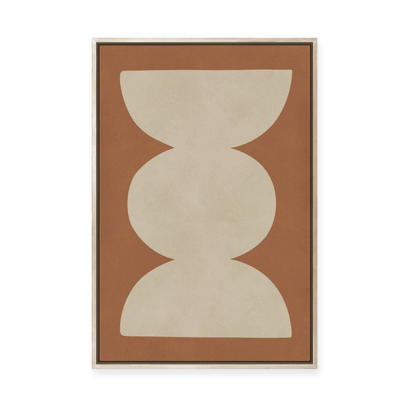 Modern Geometric in Tan I | Framed Canvas