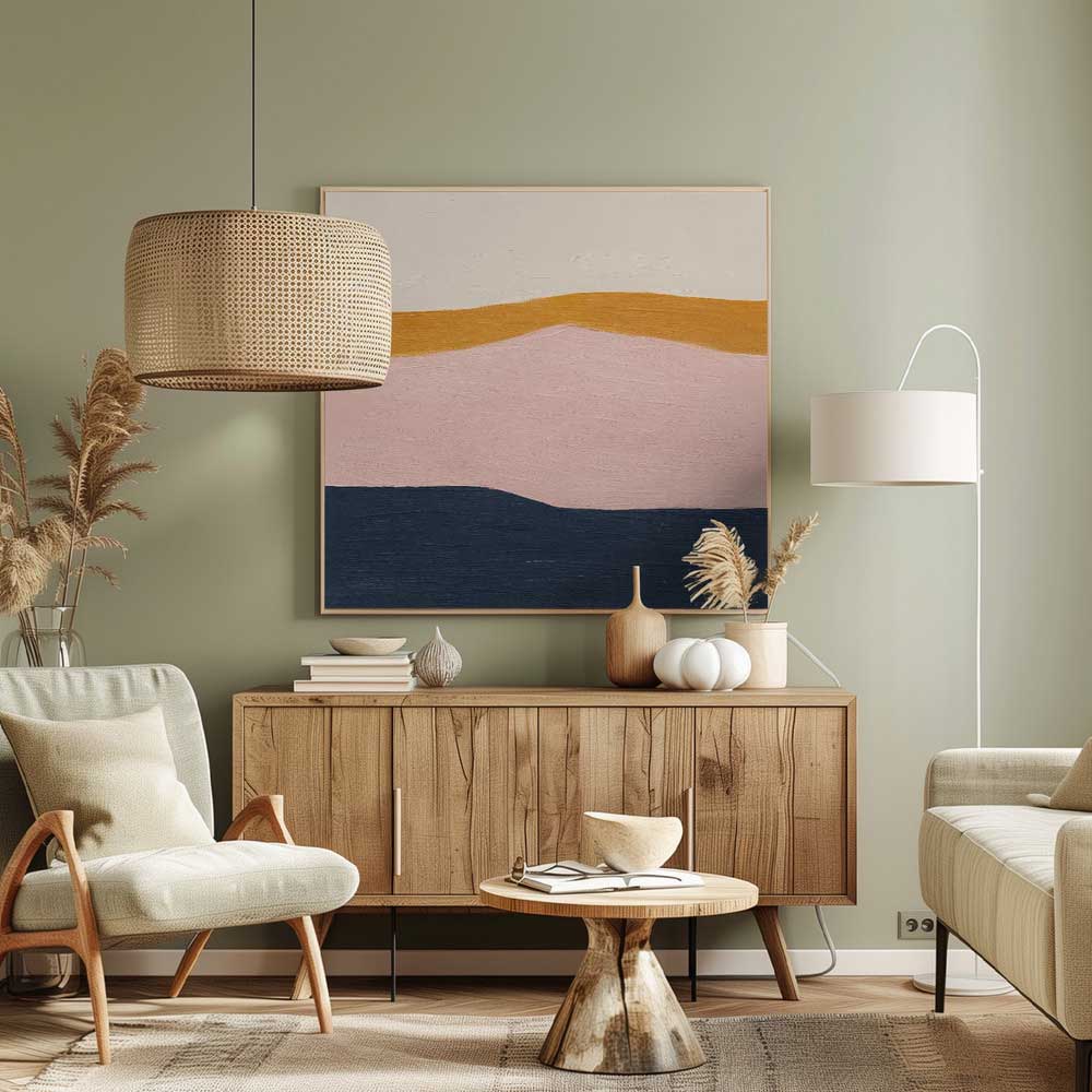 Modern Landscape No.1 | Framed Canvas