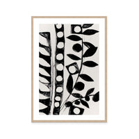 Monochrome Botanical Patterns II