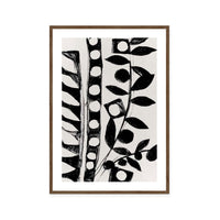 Monochrome Botanical Patterns II