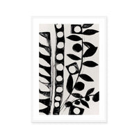 Monochrome Botanical Patterns II