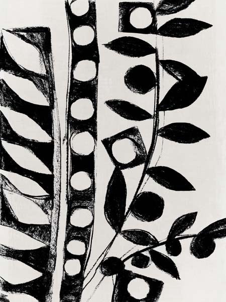 Monochrome Botanical Patterns II