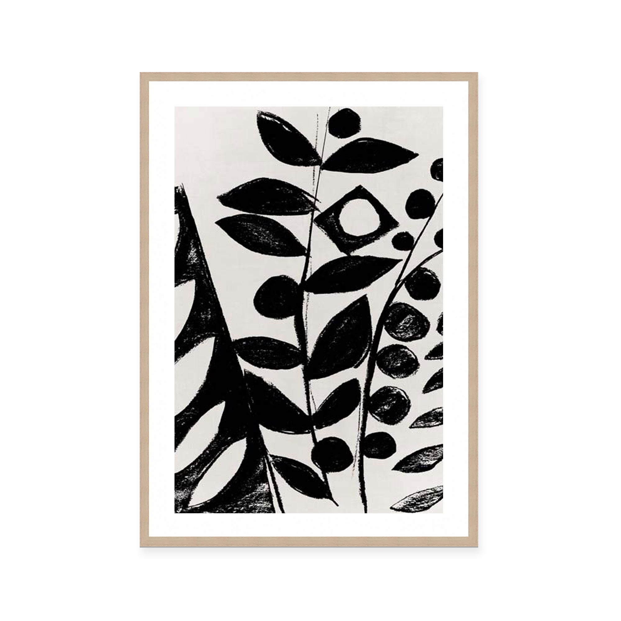 Monochrome Botanical Patterns I