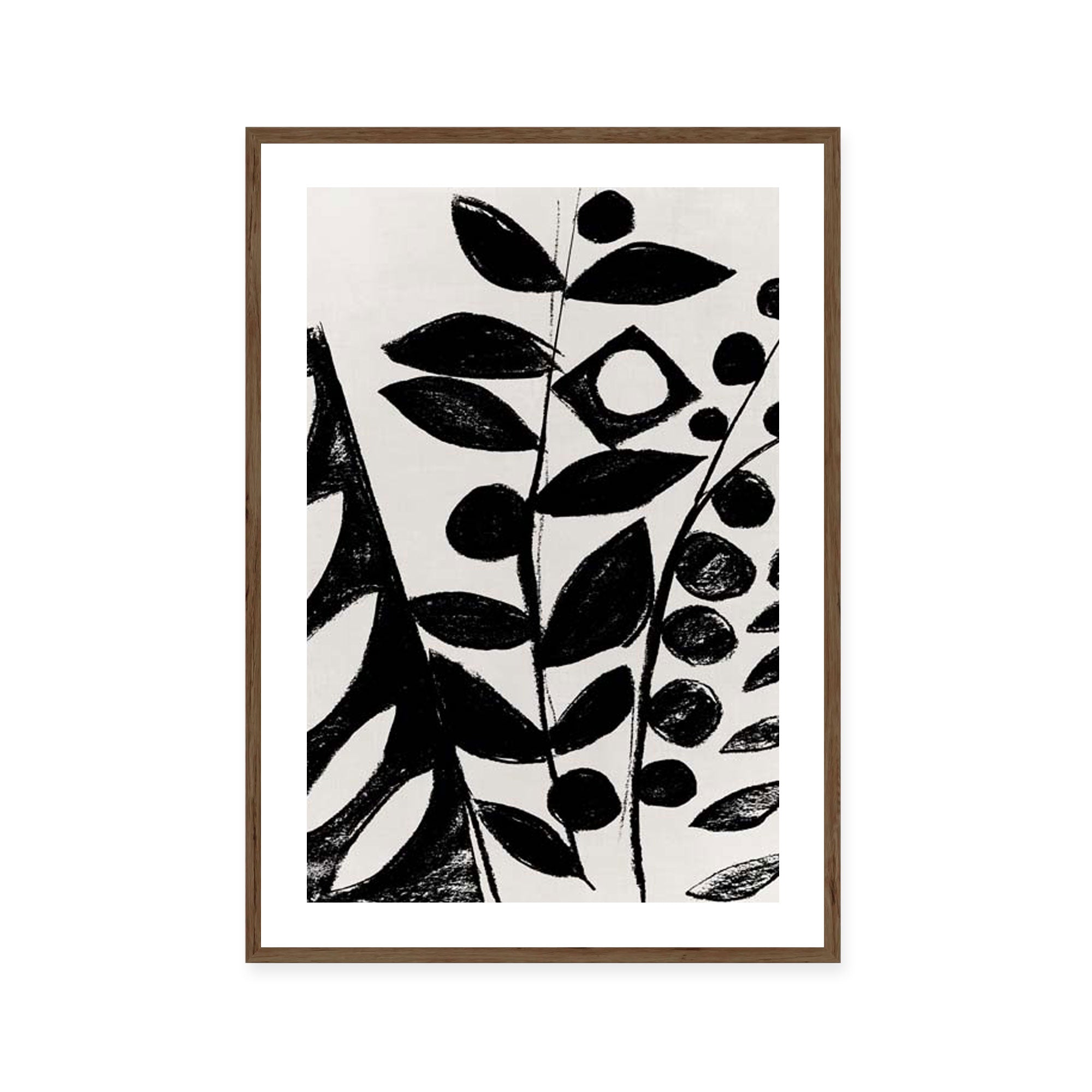 Monochrome Botanical Patterns I