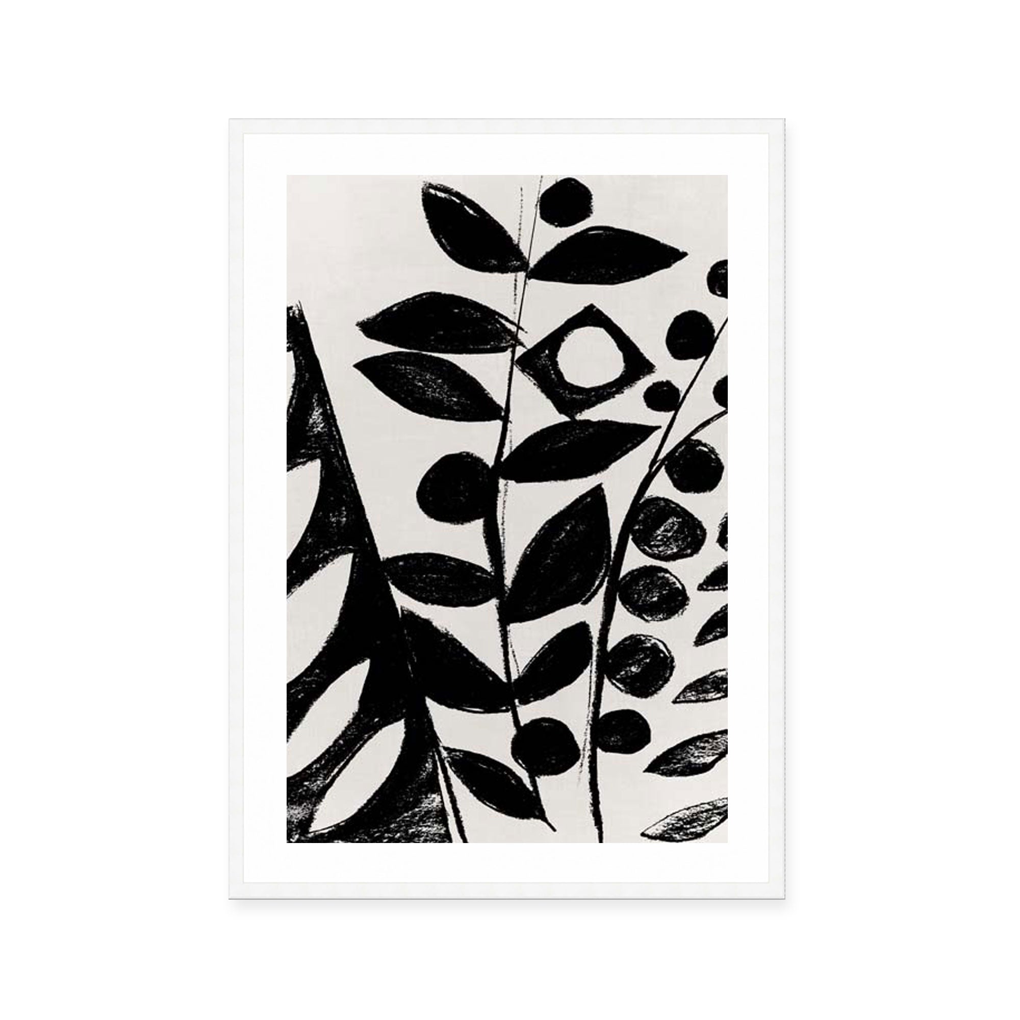 Monochrome Botanical Patterns I
