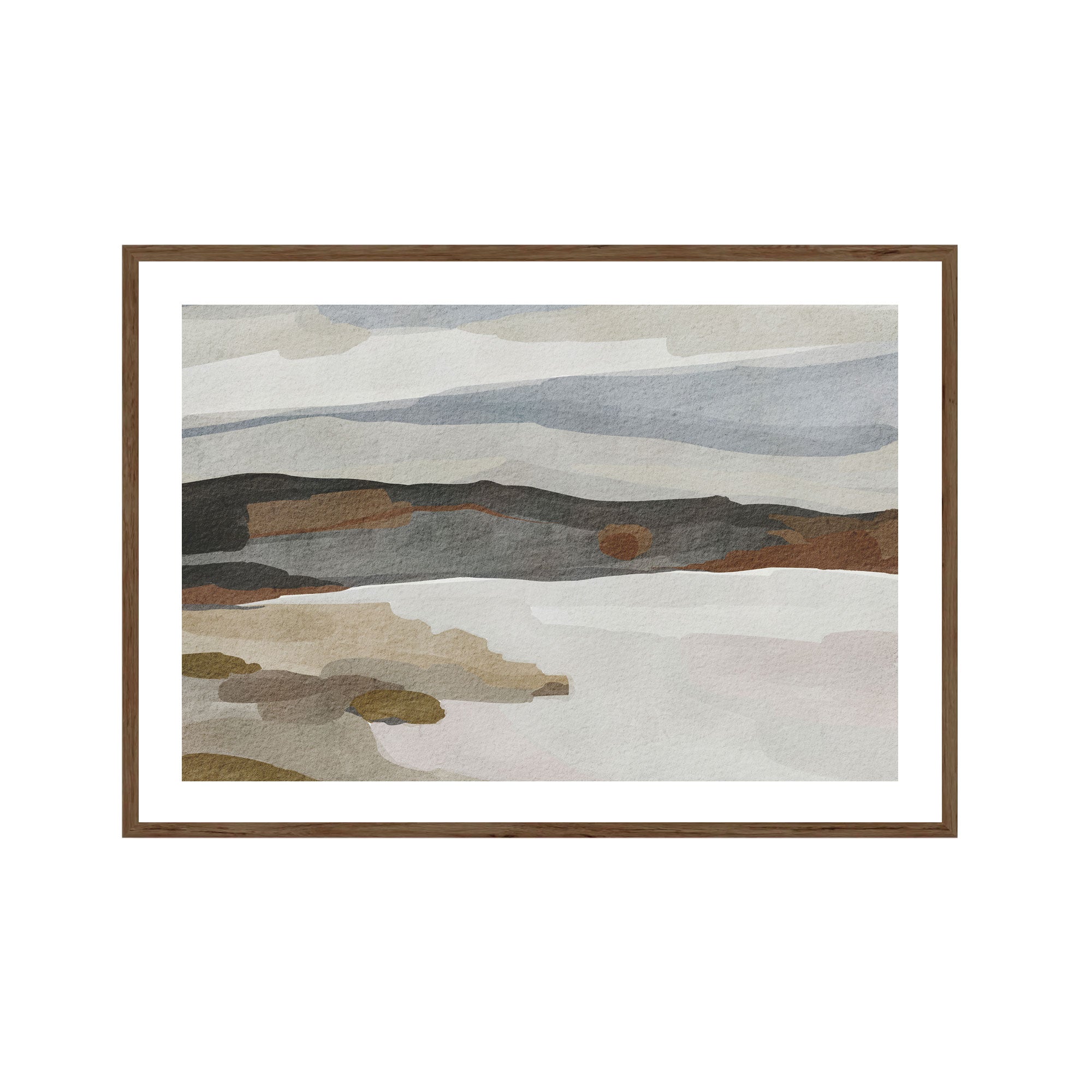 Monochrome Abstract Landscape