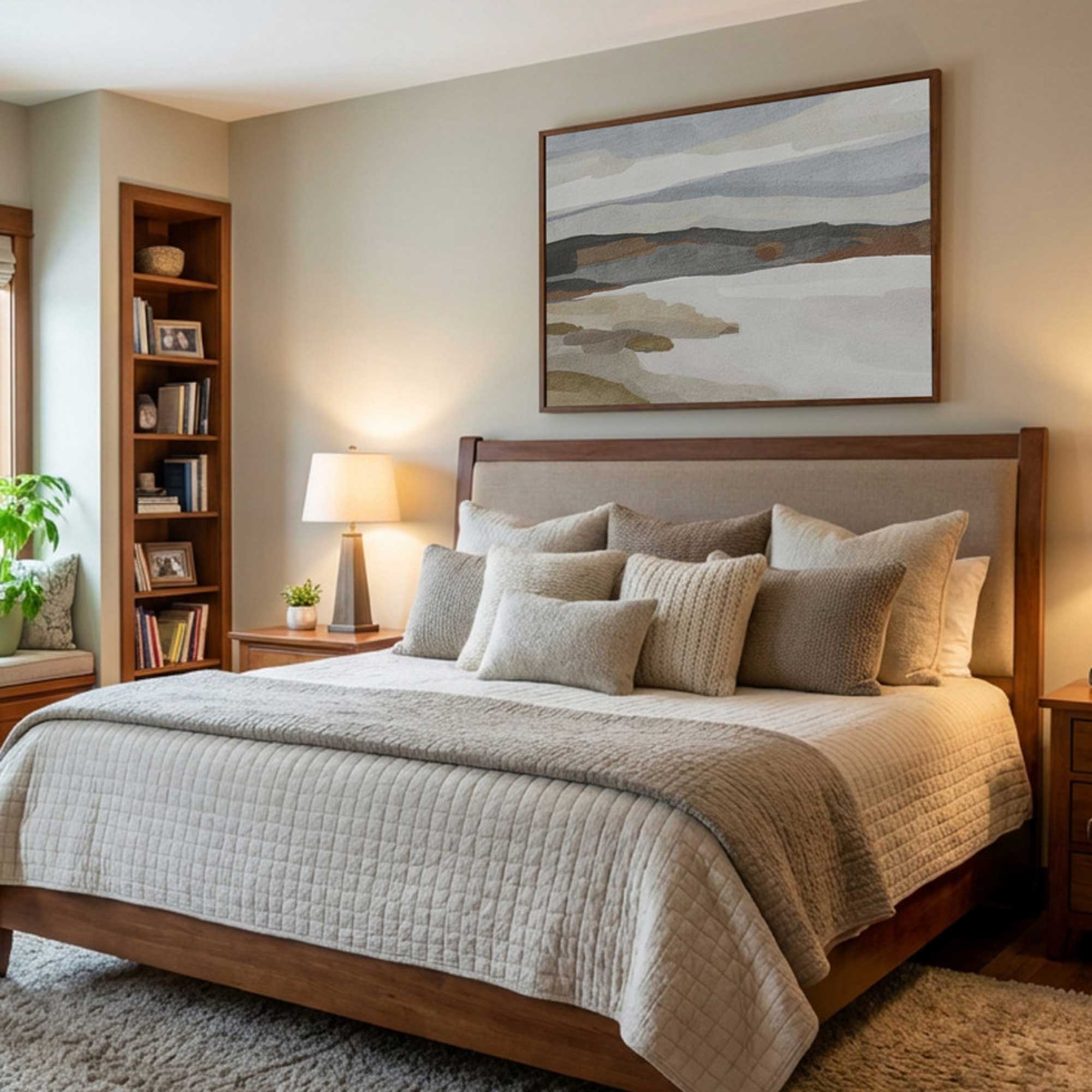 Monochrome Abstract Landscape