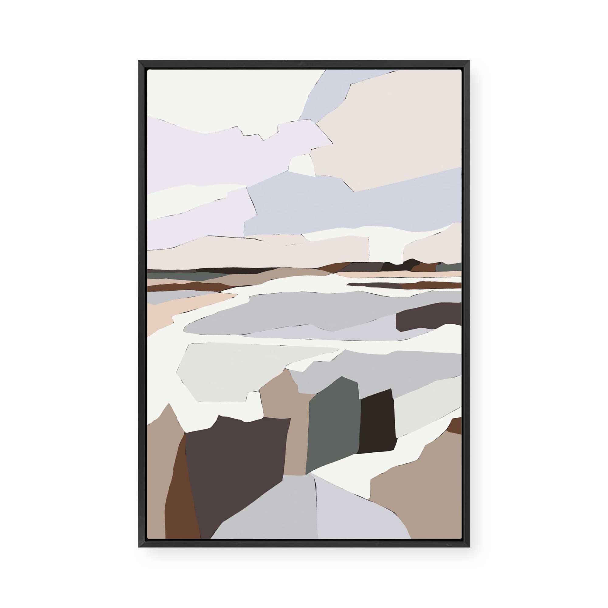 Monochrome View | Framed Canvas