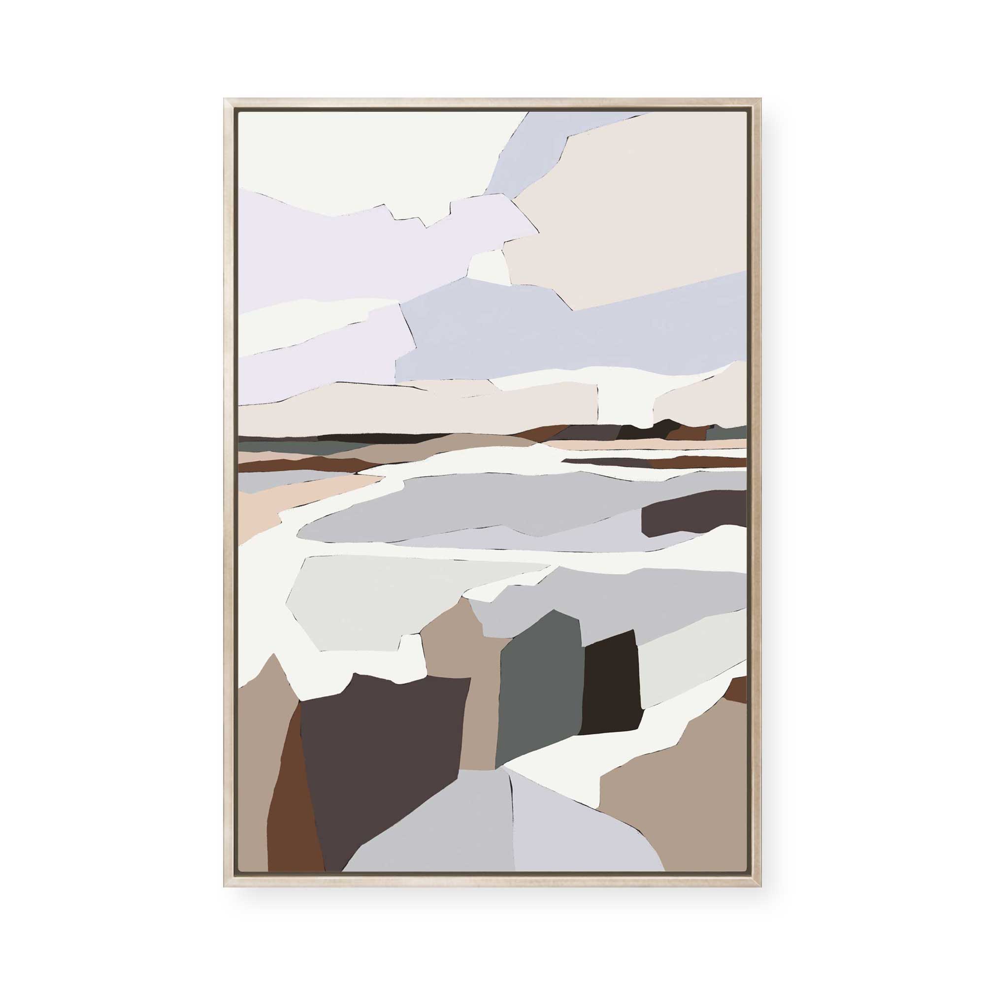 Monochrome View | Framed Canvas