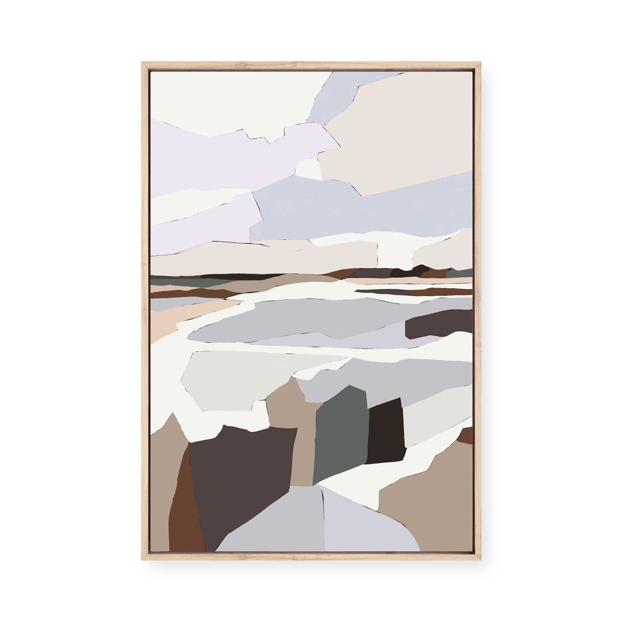 Monochrome View | Framed Canvas