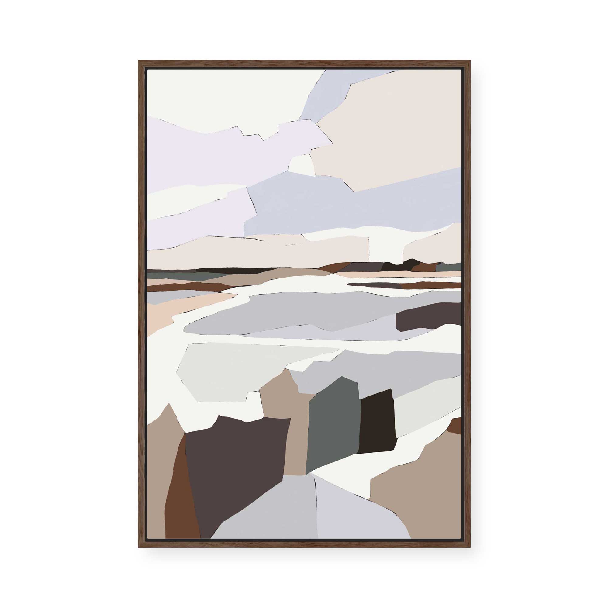 Monochrome View | Framed Canvas