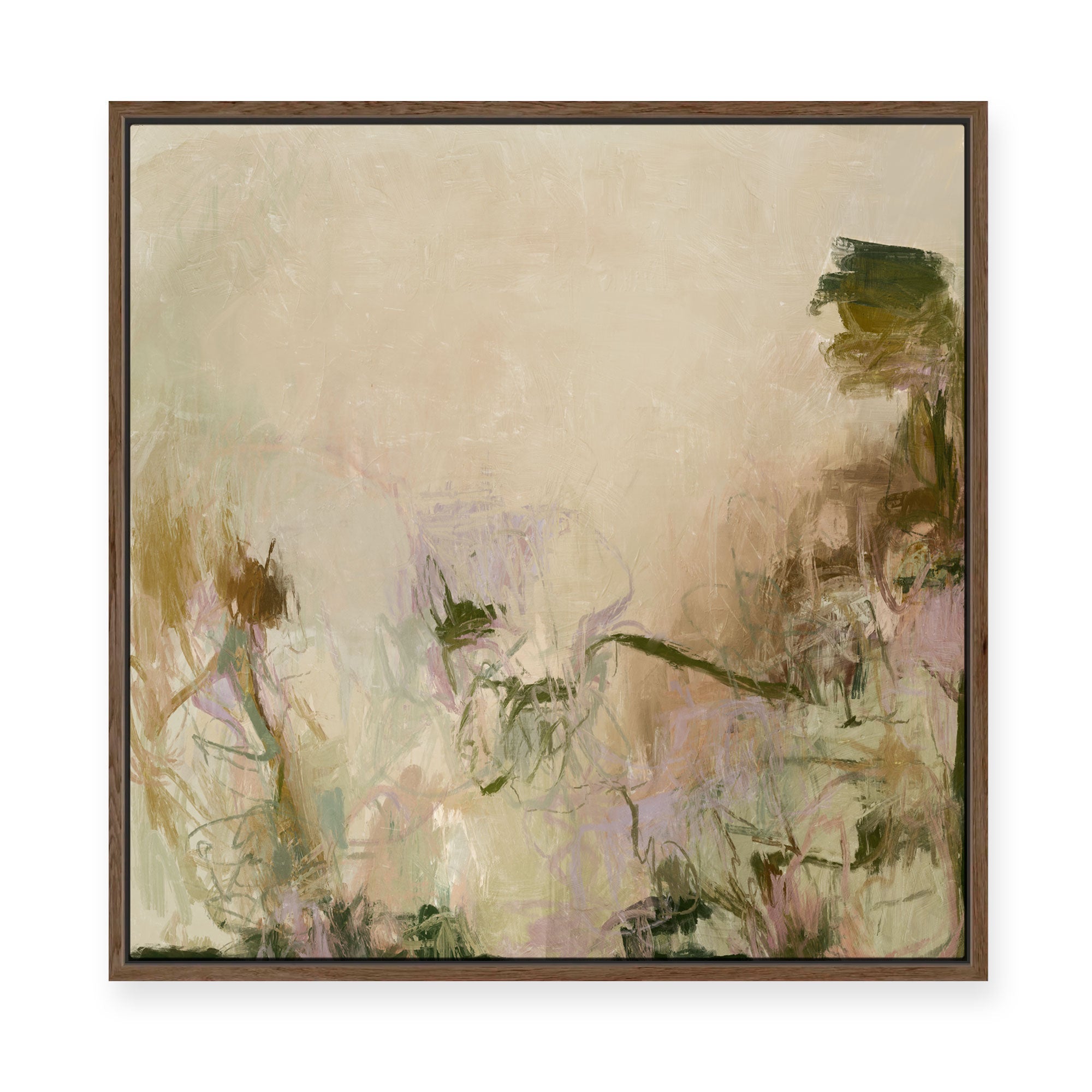 Morning in the Garden | Framed Canvas