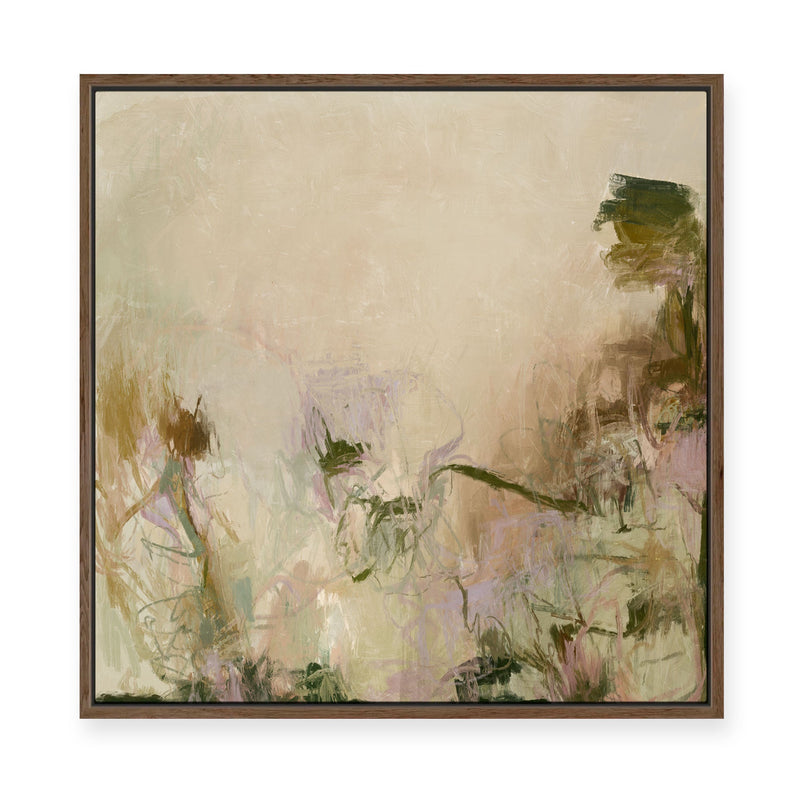Morning in the Garden | Framed Canvas