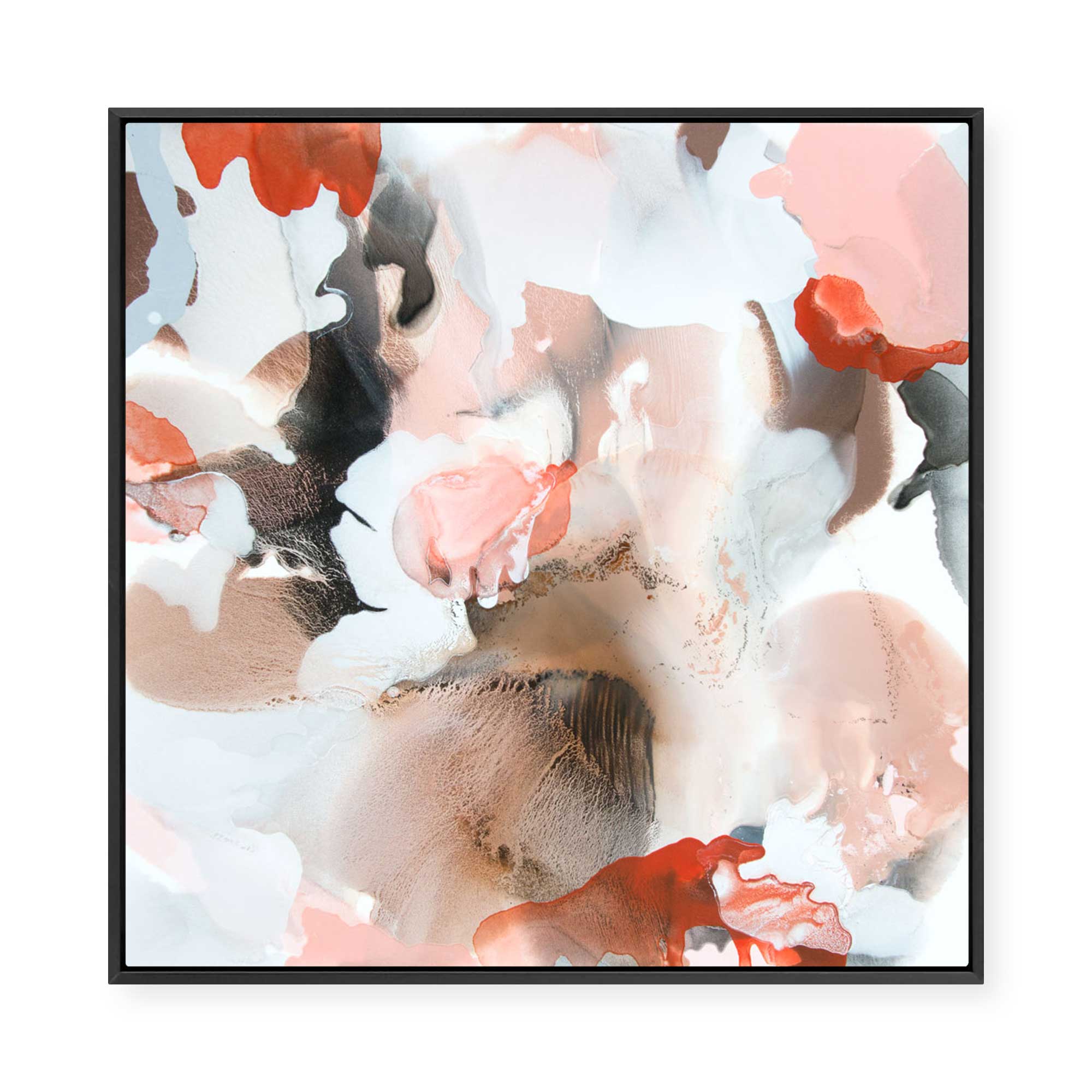 Mountain Range III | Framed Canvas