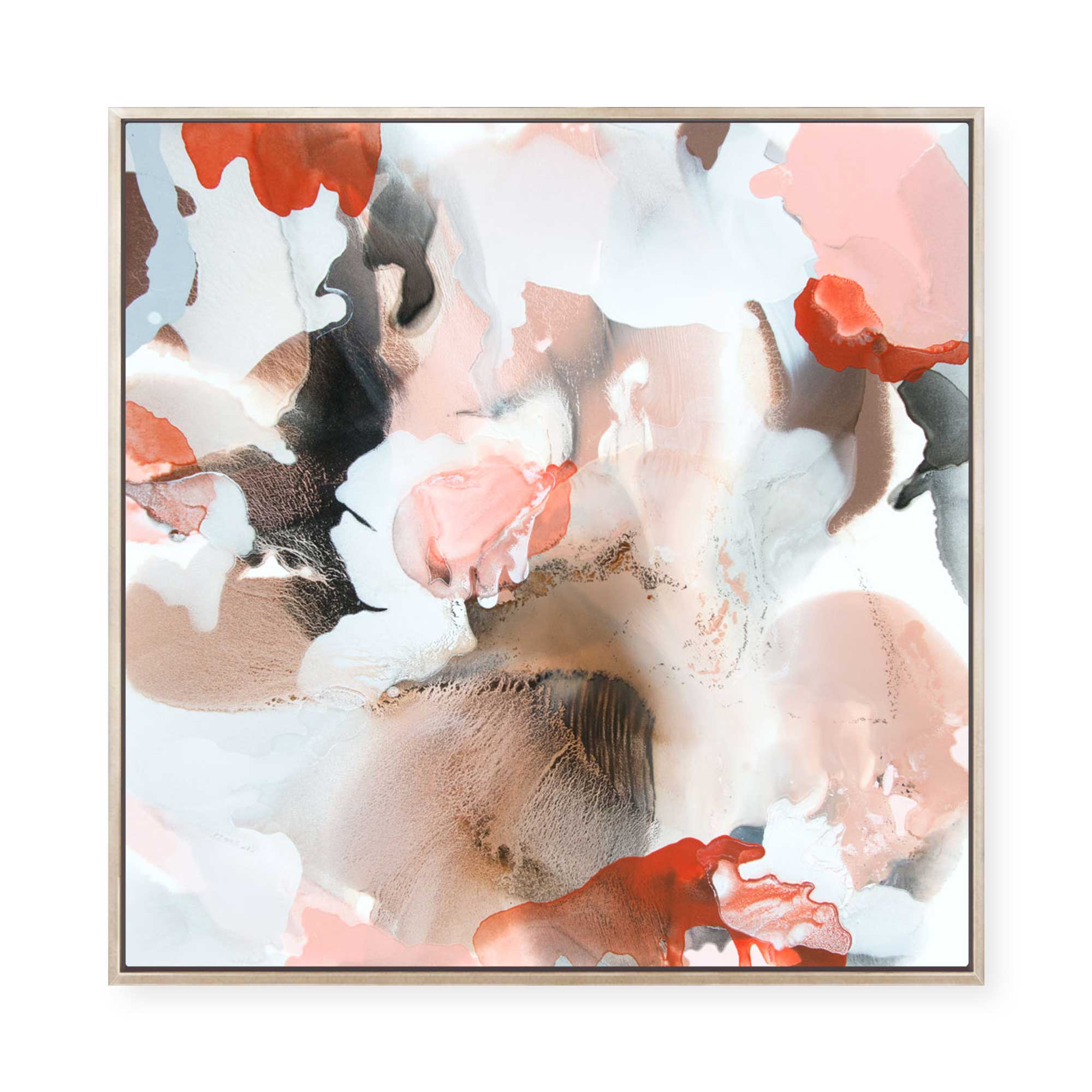 Mountain Range III | Framed Canvas