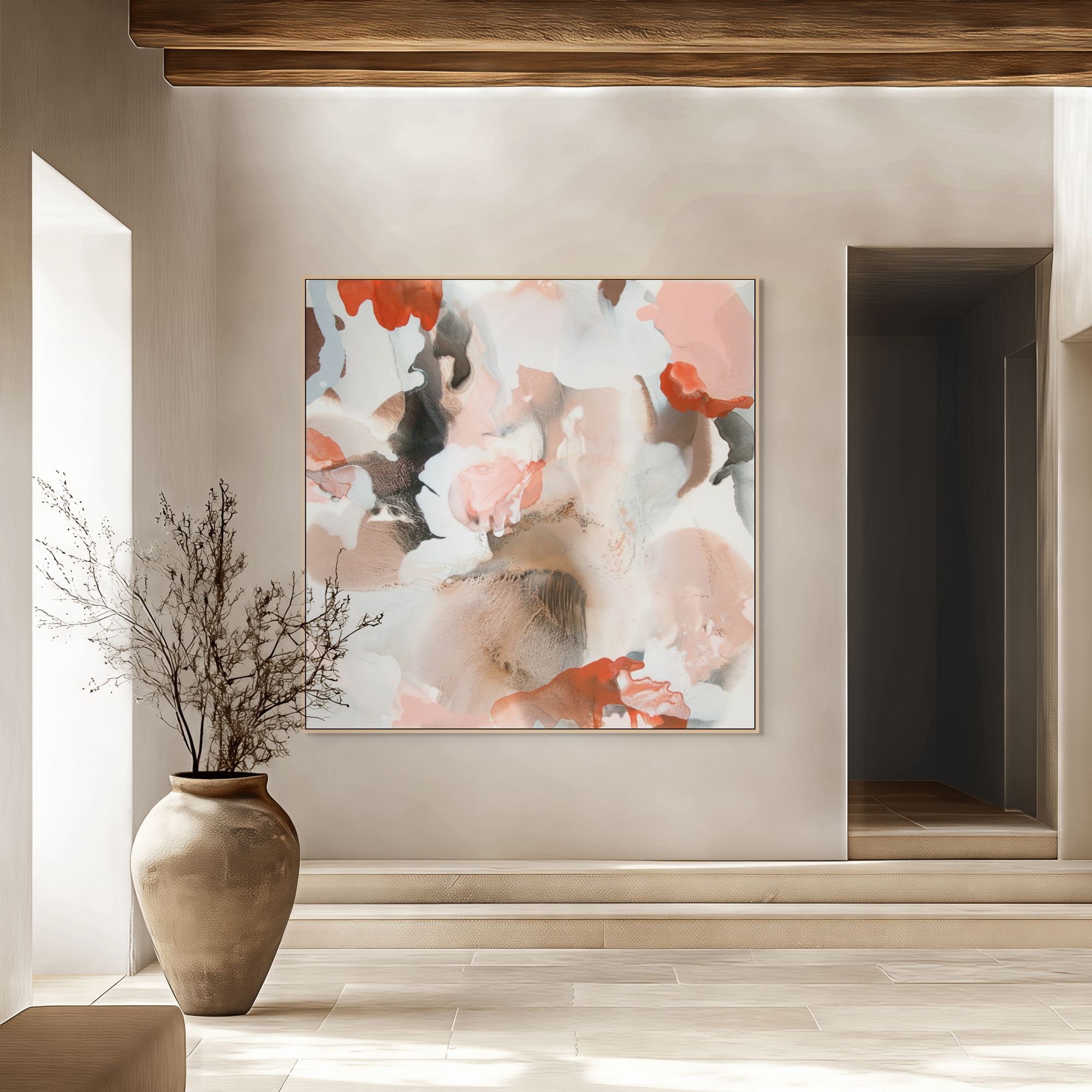 Mountain Range III | Framed Canvas