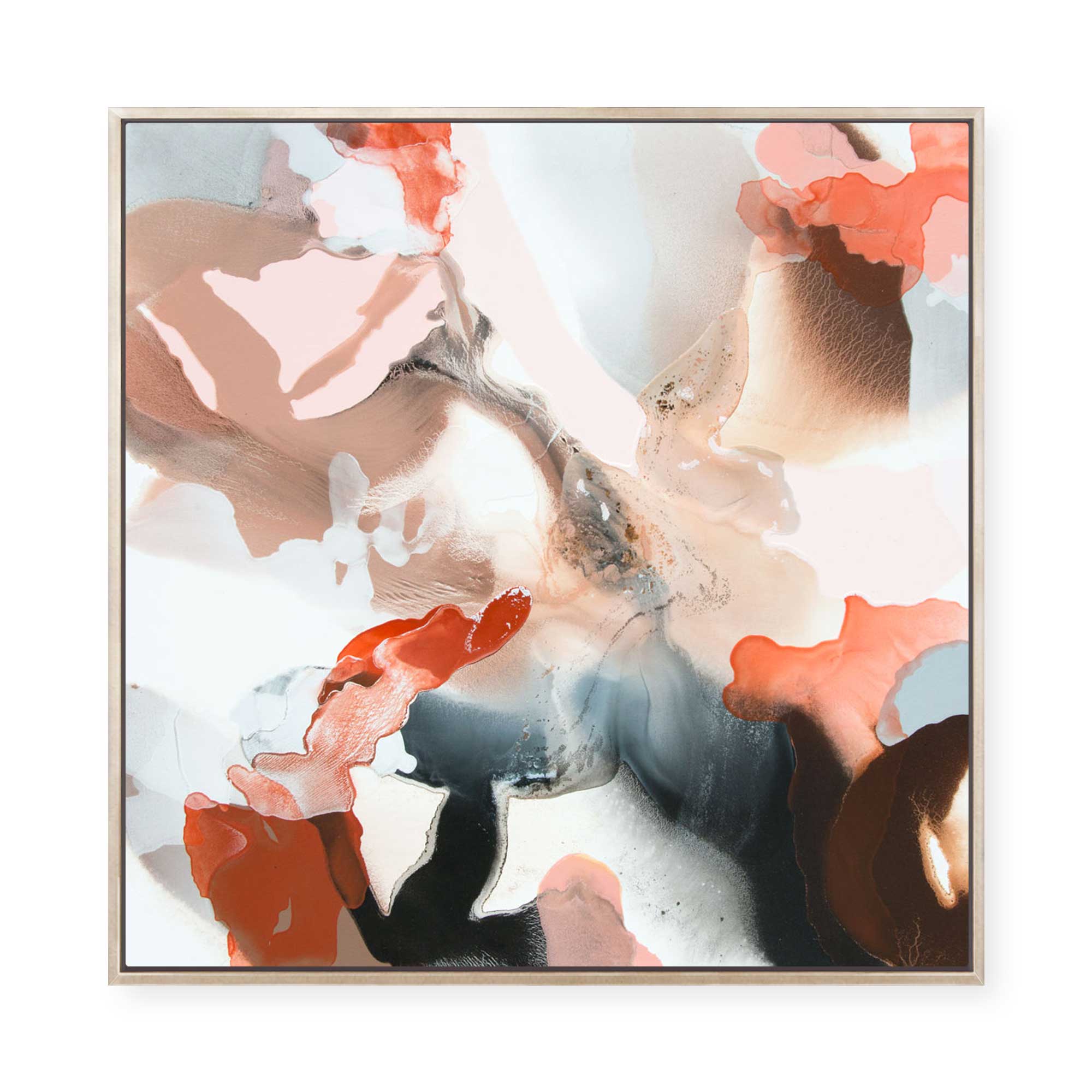 Mountain Range II | Framed Canvas