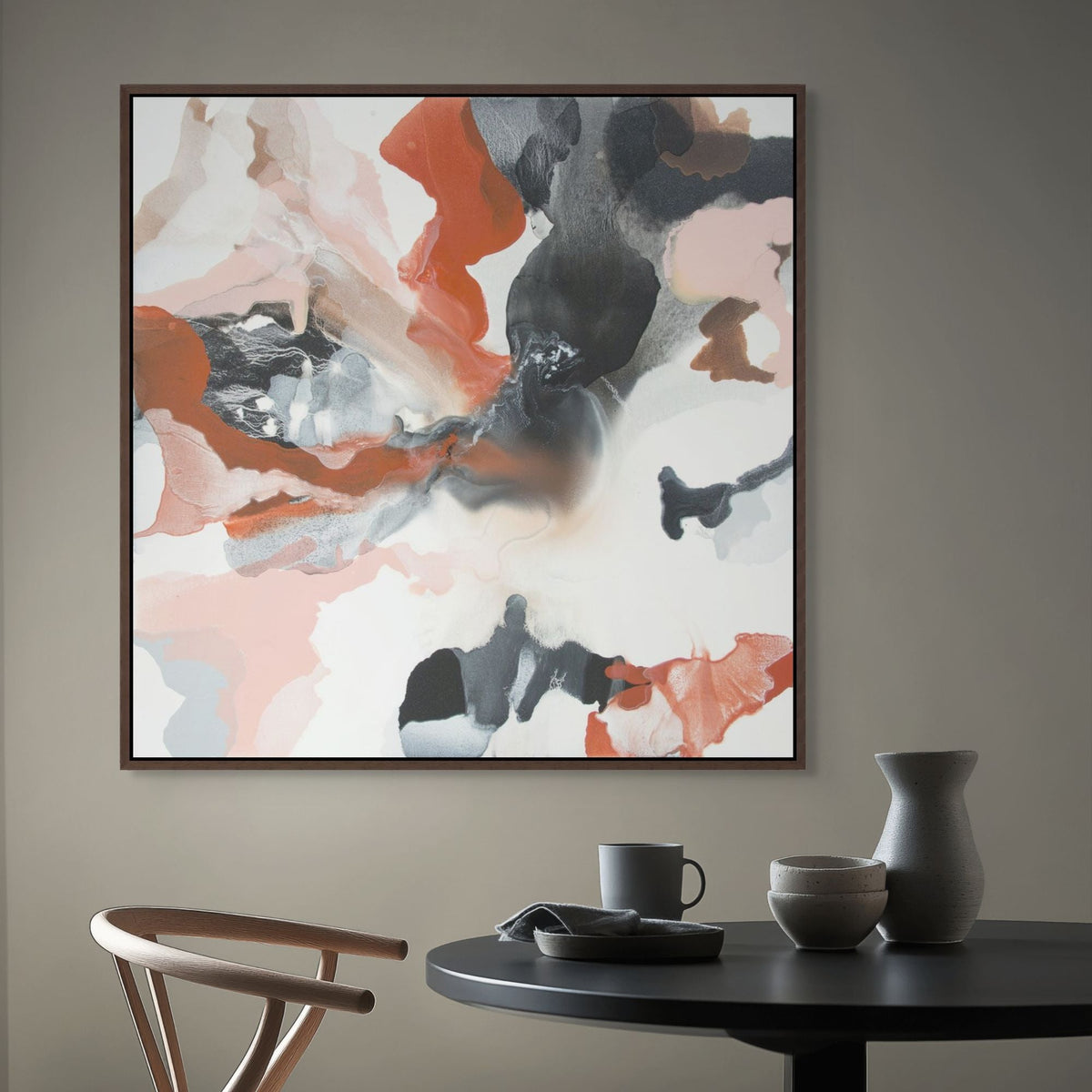 Mountain Range I | Framed Canvas