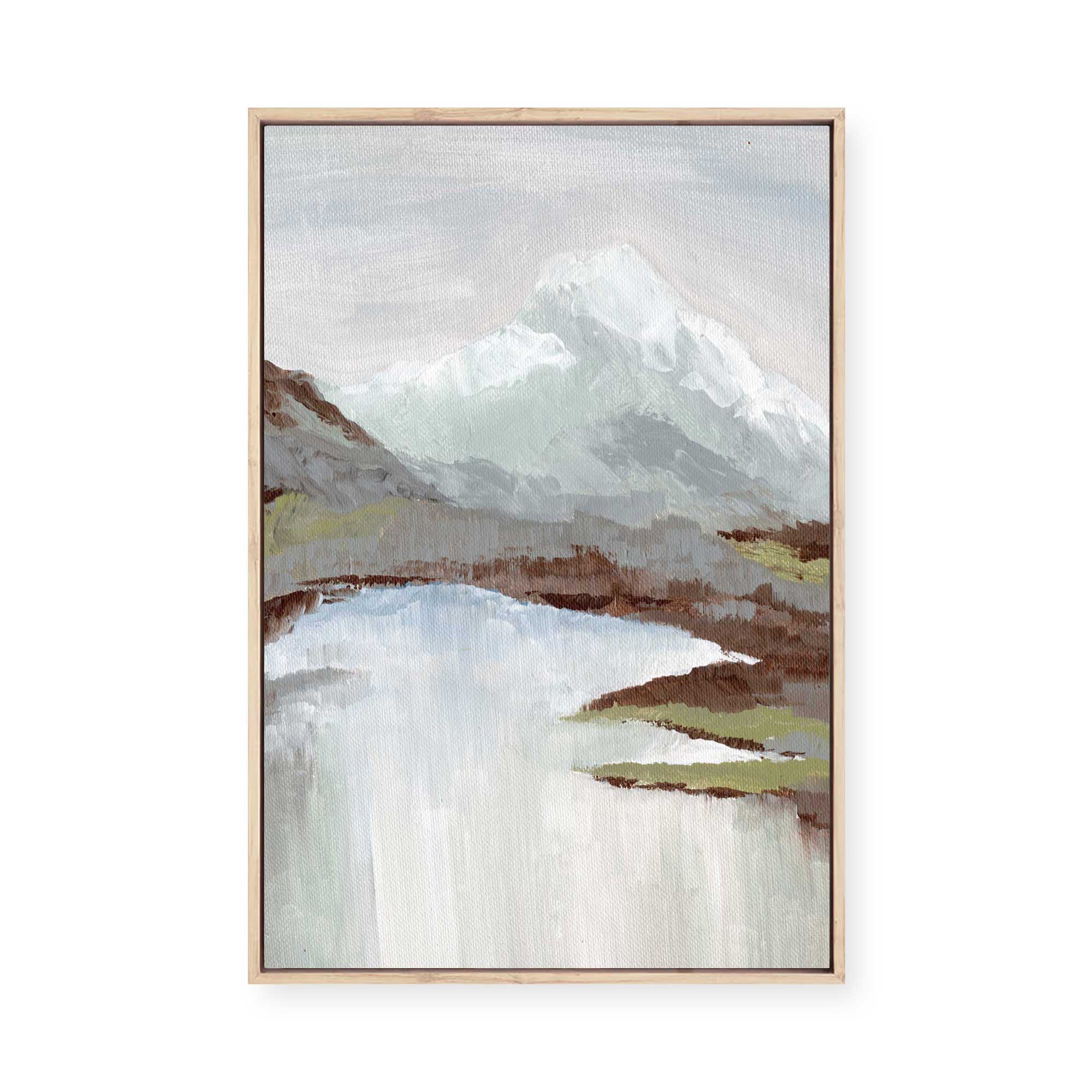 Mounting Bliss | Framed Canvas