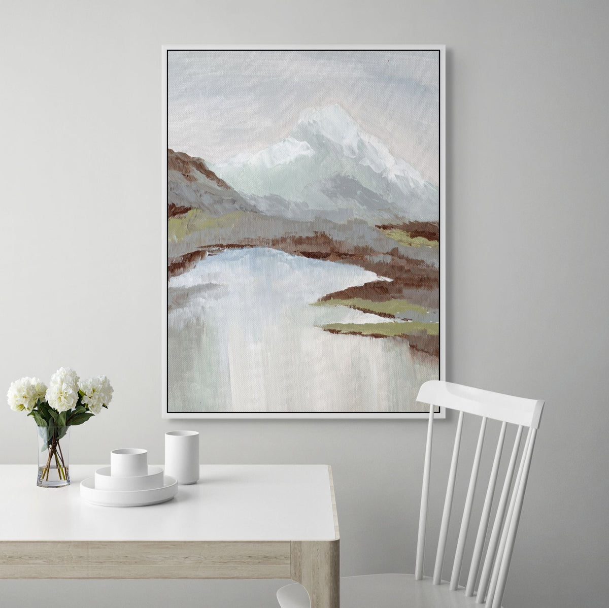 Mounting Bliss | Framed Canvas