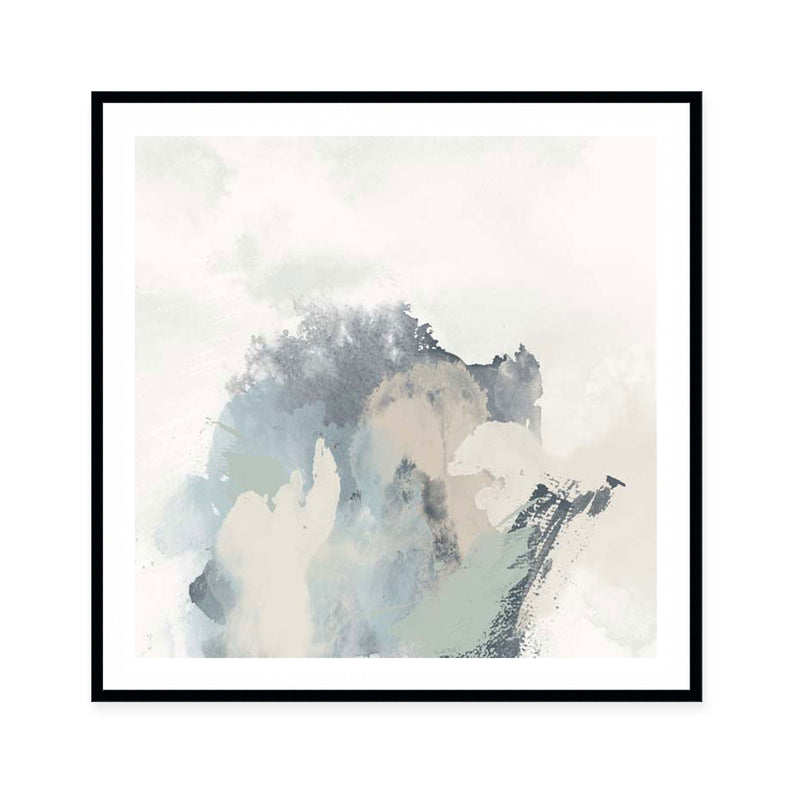 Muted Brushstrokes in Blue II