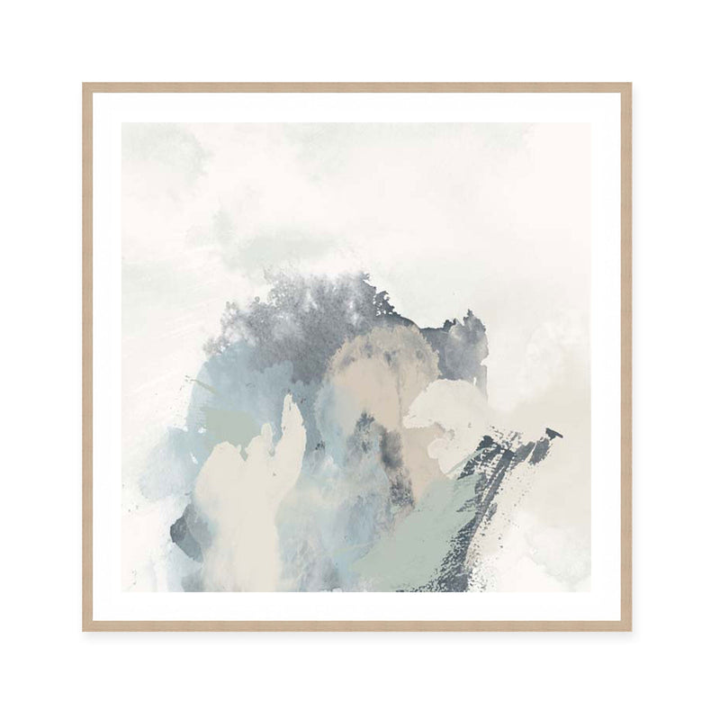 Muted Brushstrokes in Blue II