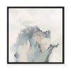 Muted Brushstrokes in Blue II | Framed Canvas