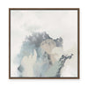Muted Brushstrokes in Blue II | Framed Canvas