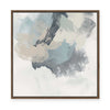 Muted Brushstrokes in Blue I | Framed Canvas
