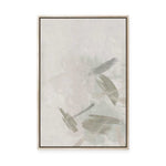Muted Brushstrokes in Soft Motion I | Framed Canvas