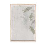 Muted Brushstrokes in Soft Motion II | Framed Canvas