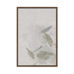 Muted Brushstrokes in Soft Motion I | Framed Canvas