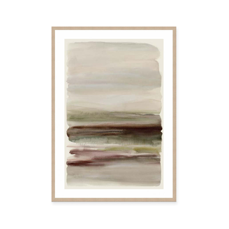 Muted Fields Under Misty Skies
