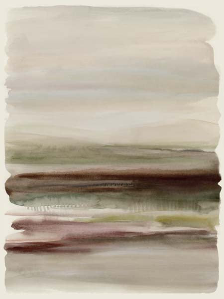 Muted Fields Under Misty Skies