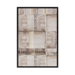 Muted Geometry of Fragmented Spaces II | Framed Canvas
