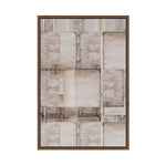 Muted Geometry of Fragmented Spaces II | Framed Canvas