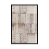 Muted Geometry of Fragmented Spaces I | Framed Canvas