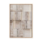 Muted Geometry of Fragmented Spaces I | Framed Canvas