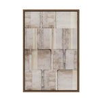 Muted Geometry of Fragmented Spaces I | Framed Canvas