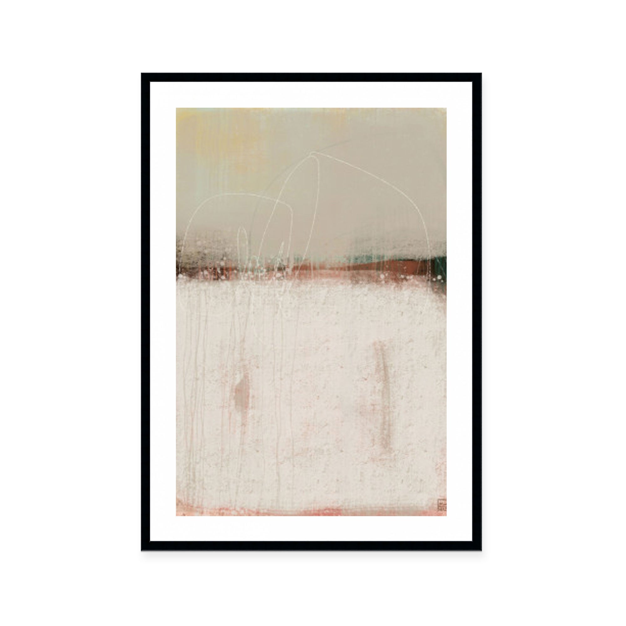Muted Horizon Abstract