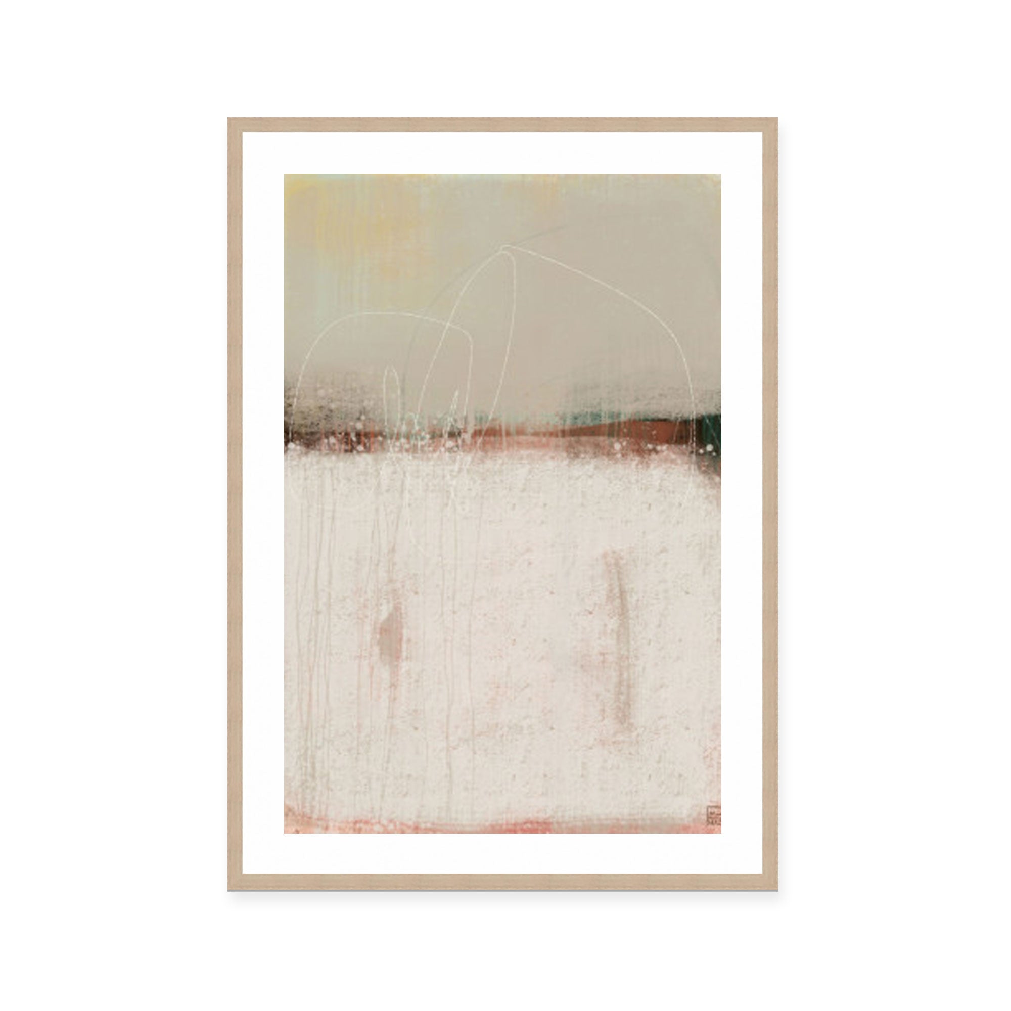 Muted Horizon Abstract