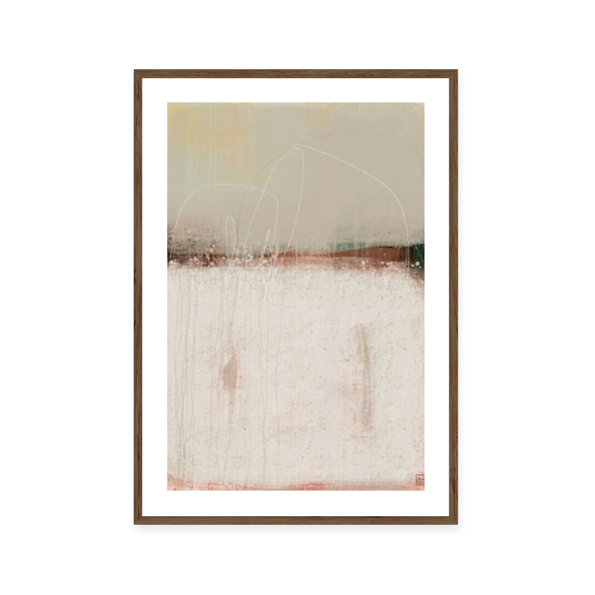 Muted Horizon Abstract