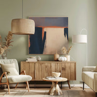 Muted Horizon Line II | Framed Canvas