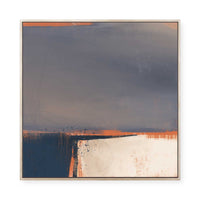 Muted Horizon Line I | Framed Canvas