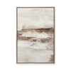 Muted Horizon in Textured Neutrals II | Framed Canvas