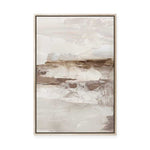 Muted Horizon in Textured Neutrals II | Framed Canvas
