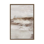 Muted Horizon in Textured Neutrals II | Framed Canvas
