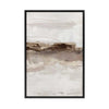 Muted Horizon in Textured Neutrals I | Framed Canvas