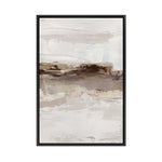 Muted Horizon in Textured Neutrals I | Framed Canvas